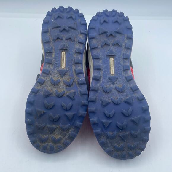 Merrell Nova Sneakers Shoes Hiking Pink Blue Hook Loop Girls Kids 3.5 - Picture 8 of 8